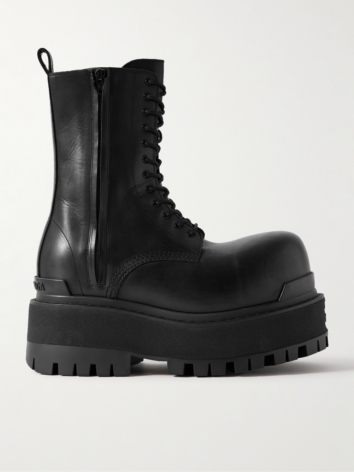 Balenciaga Giant Logo-Embellished Leather Boots - Men