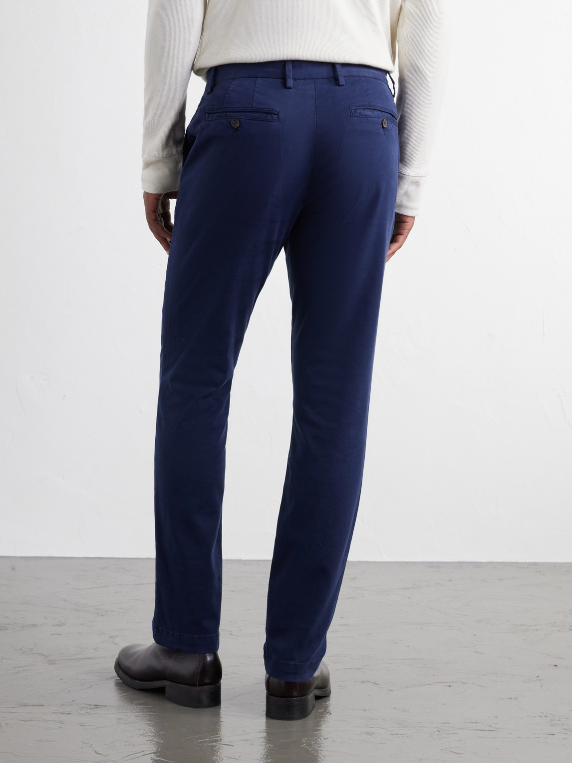 Mr P. - Samuel Straight-Leg Organic Cotton-Blend Twill Chinos