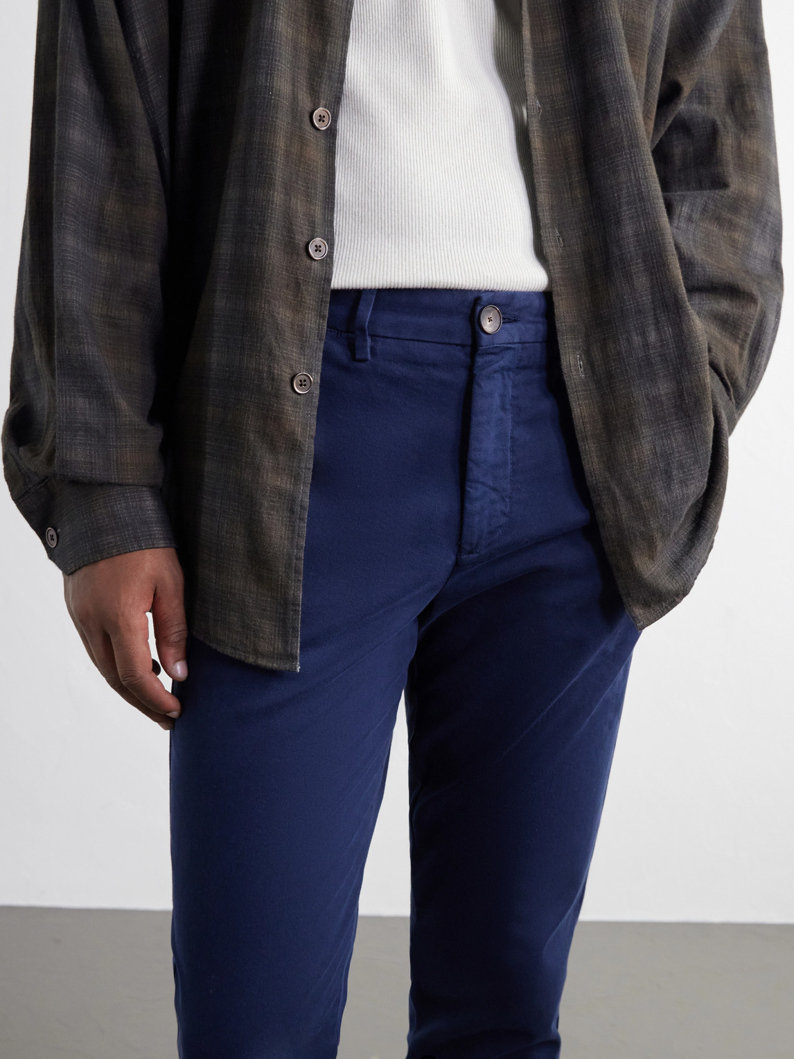 Mr P. - Samuel Straight-Leg Organic Cotton-Blend Twill Chinos