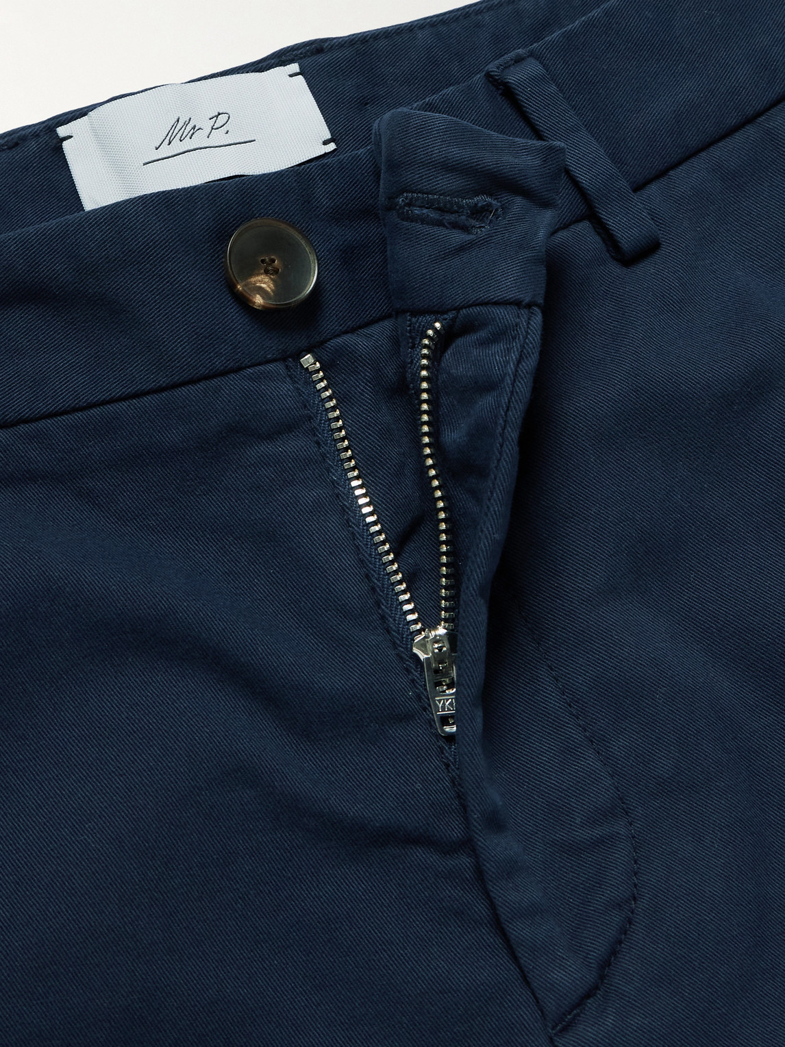 Mr P. - Samuel Straight-Leg Organic Cotton-Blend Twill Chinos