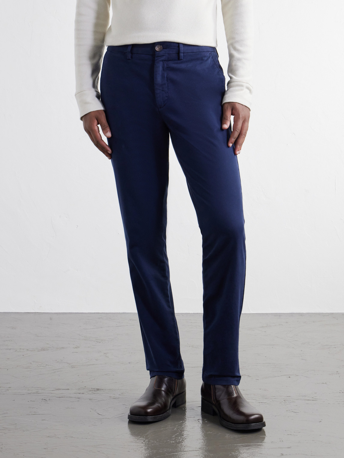 Mr P. - Samuel Straight-Leg Organic Cotton-Blend Twill Chinos