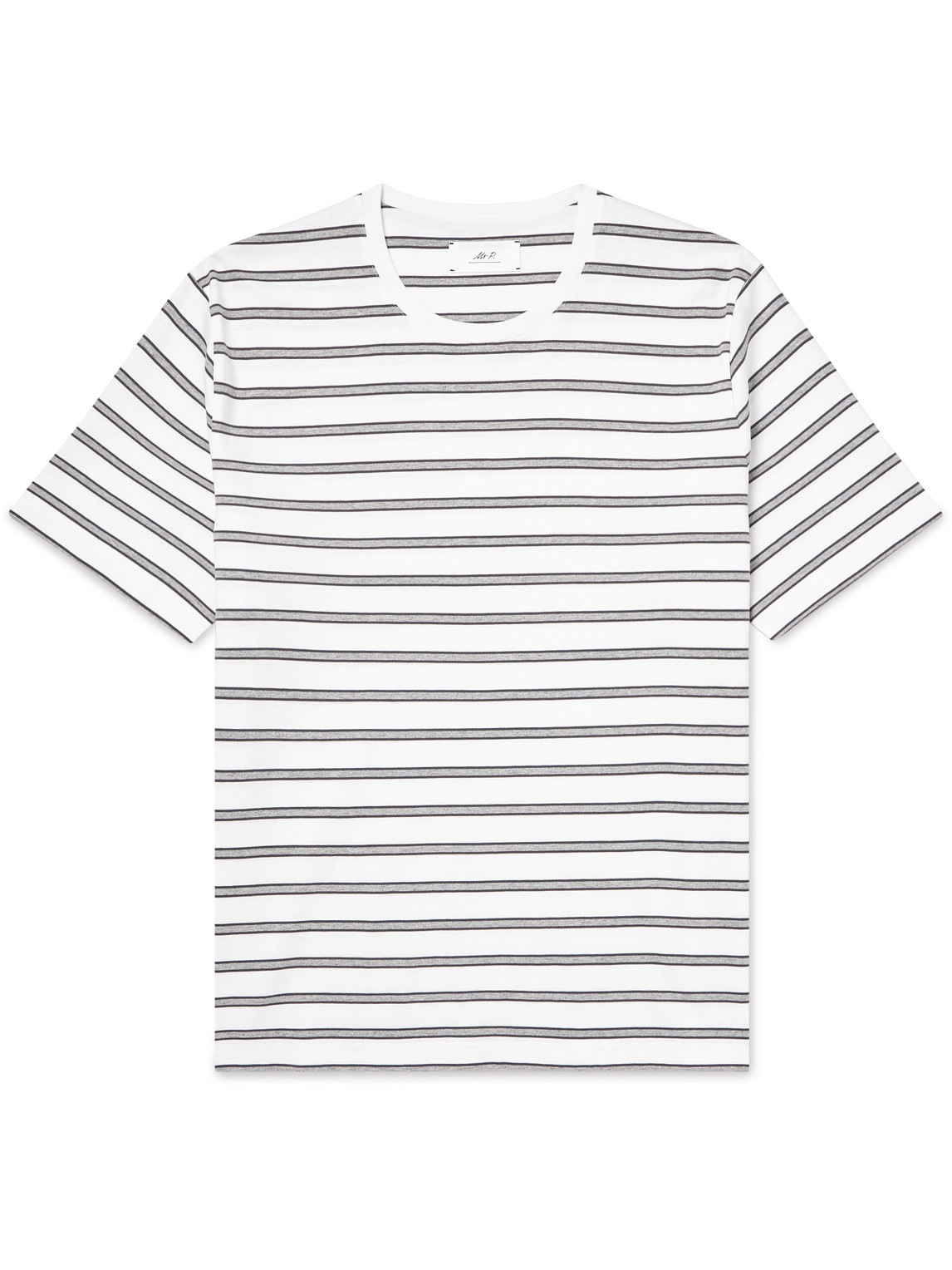 Striped Recycled and Organic Cotton-Blend Jersey T-Shirt