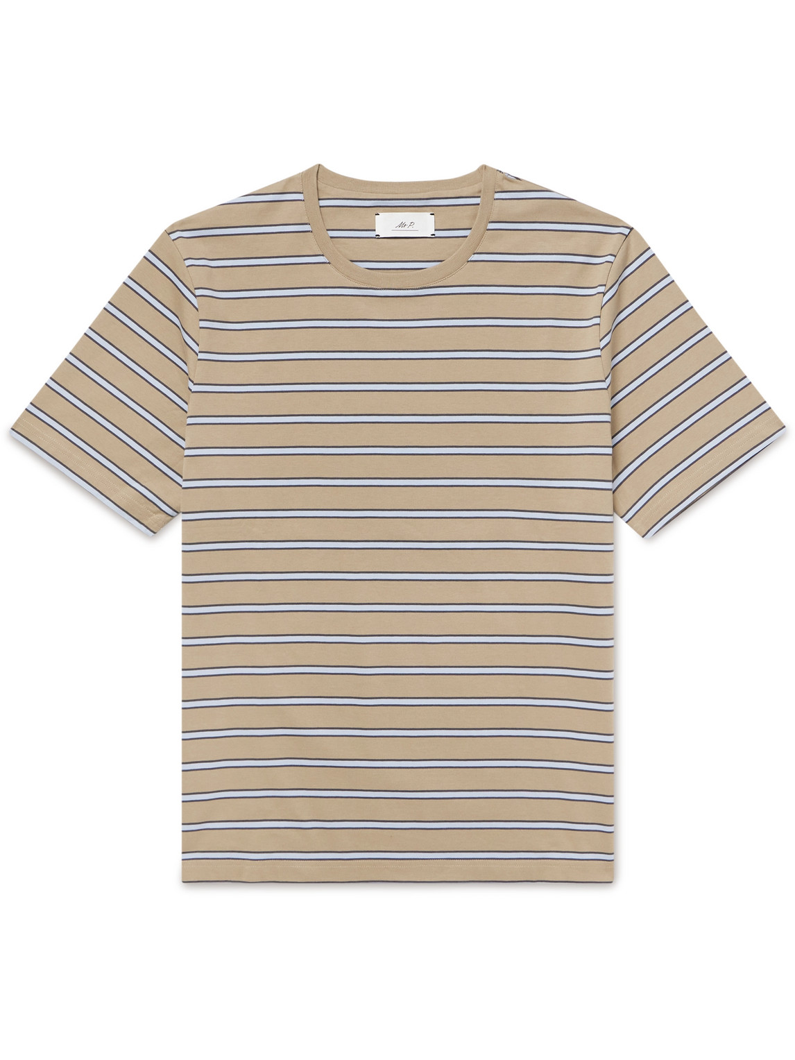 Striped Recycled and Organic Cotton-Jersey T-Shirt