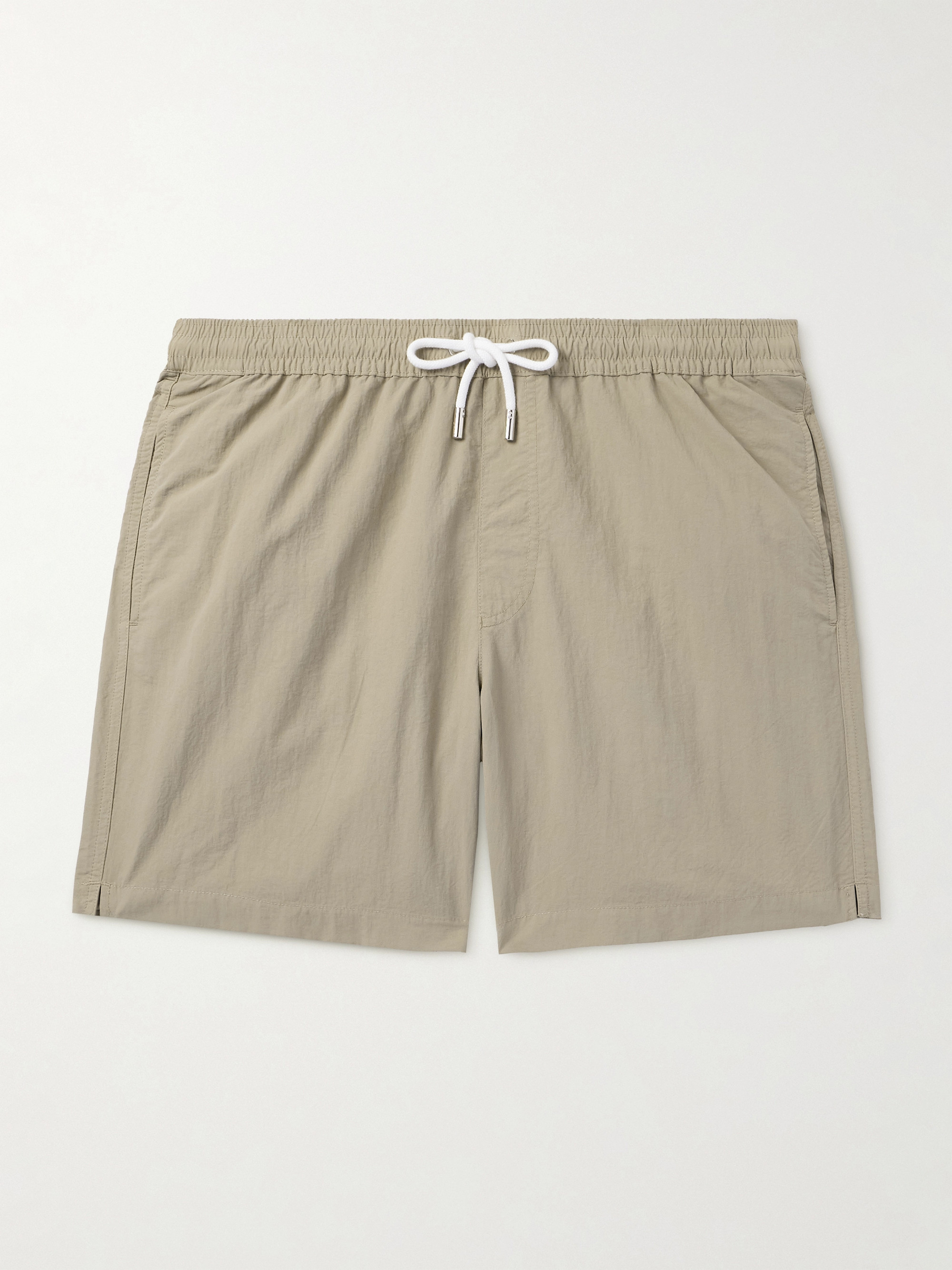 Straight-Leg Mid-Length Garment-Dyed Swim Shorts — Image 9