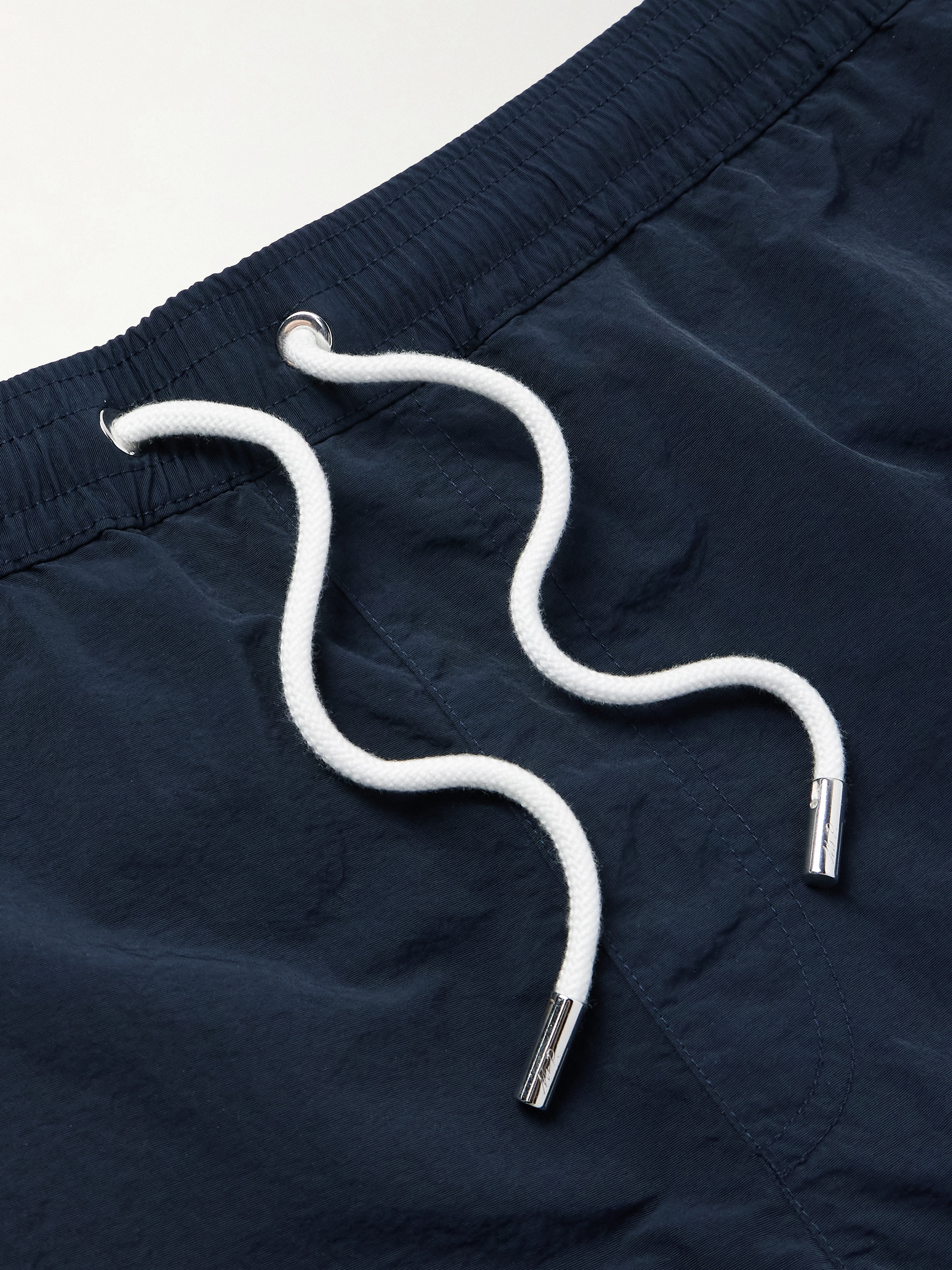 Straight-Leg Mid-Length Garment-Dyed Swim Shorts — Image 8