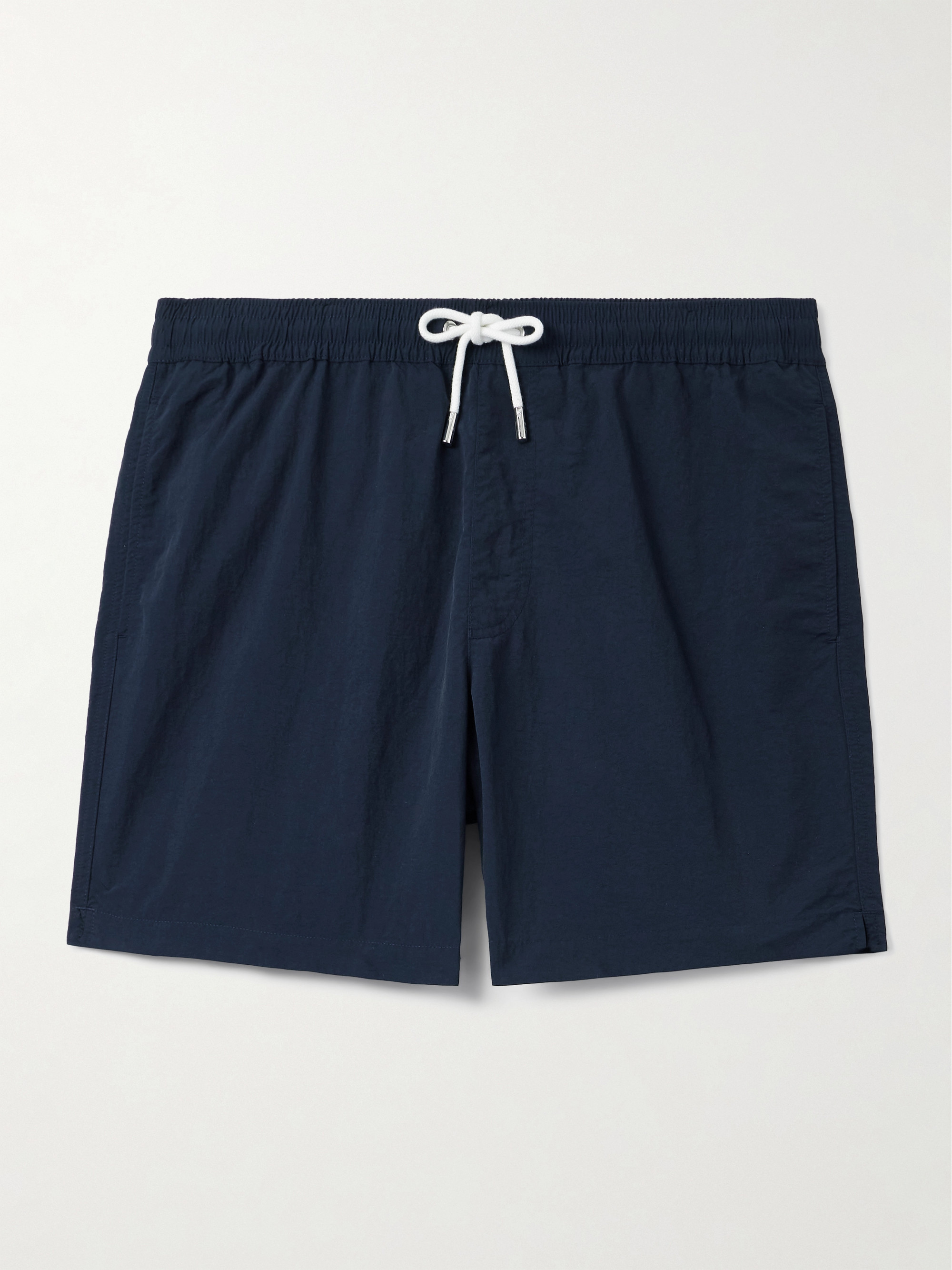 Straight-Leg Mid-Length Garment-Dyed Swim Shorts — Image 5