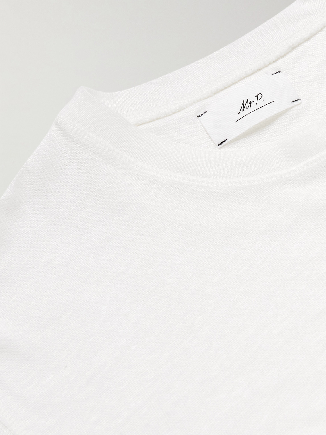 Mr P. - Linen And Organic Cotton-Blend T-Shirt