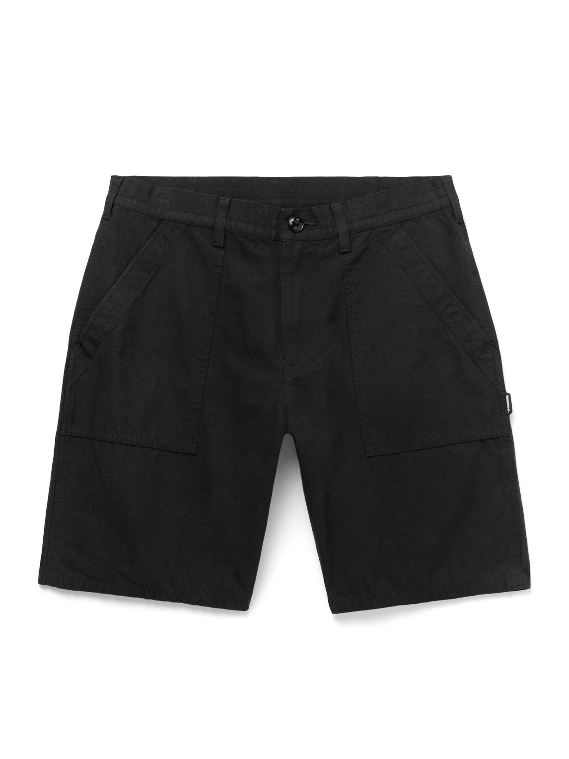 Baker Straight-Leg Cotton and Linen-Blend Shorts