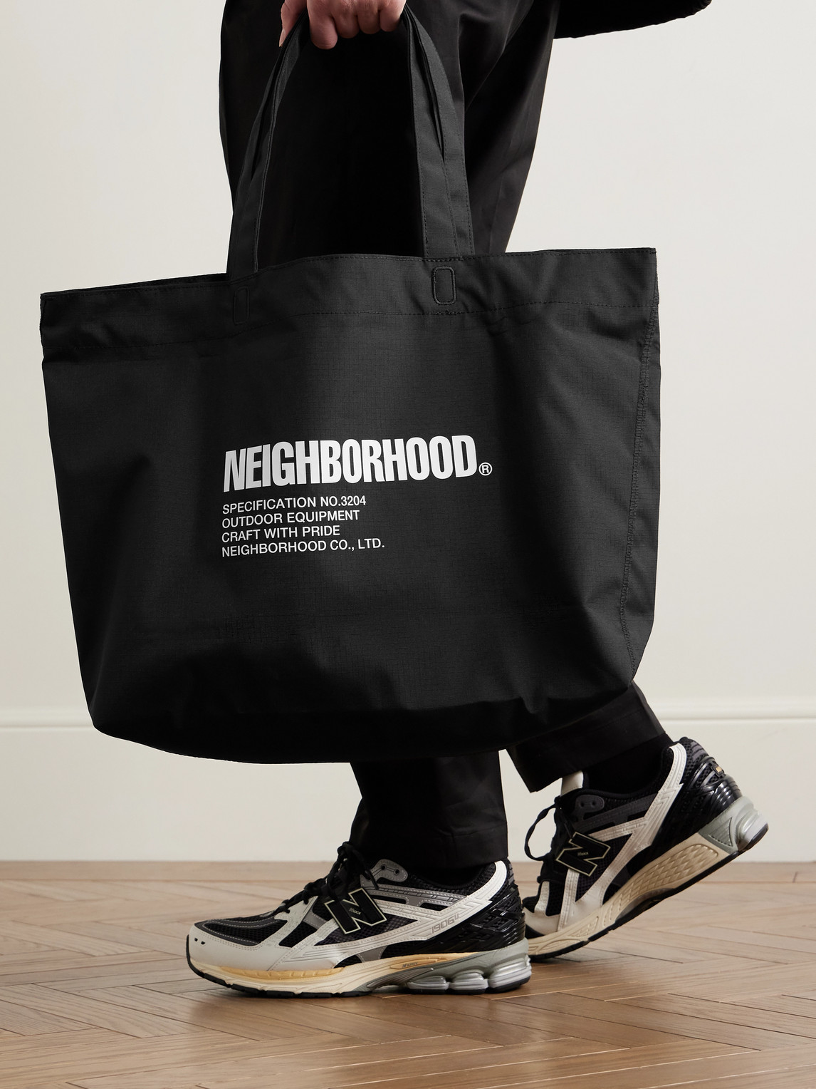 Neighborhood Helinox Logo-print Ripstop Tote Bag