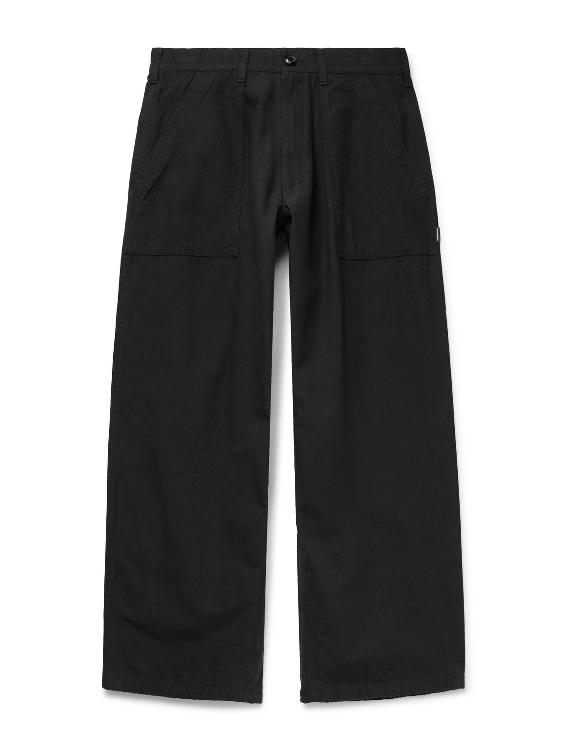Baker Wide-Leg Cotton and Linen-Blend Trousers