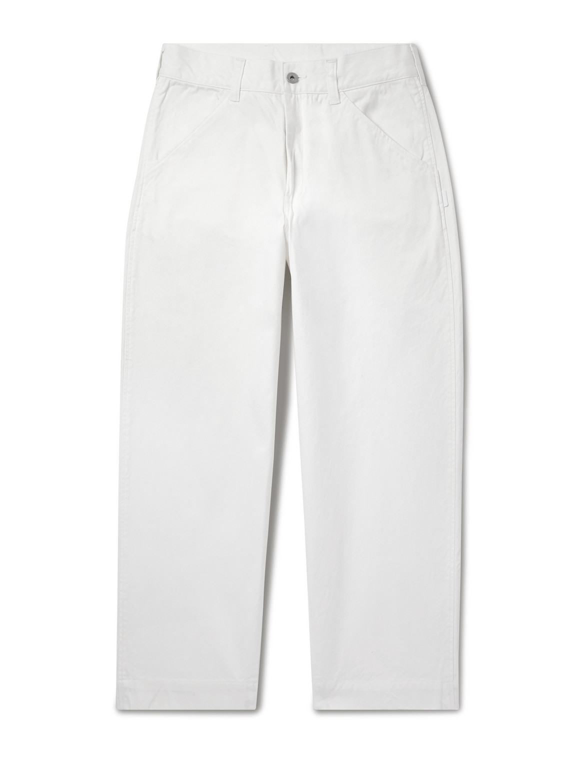 Neighborhood Bw Straight-leg Cotton-canvas Trousers