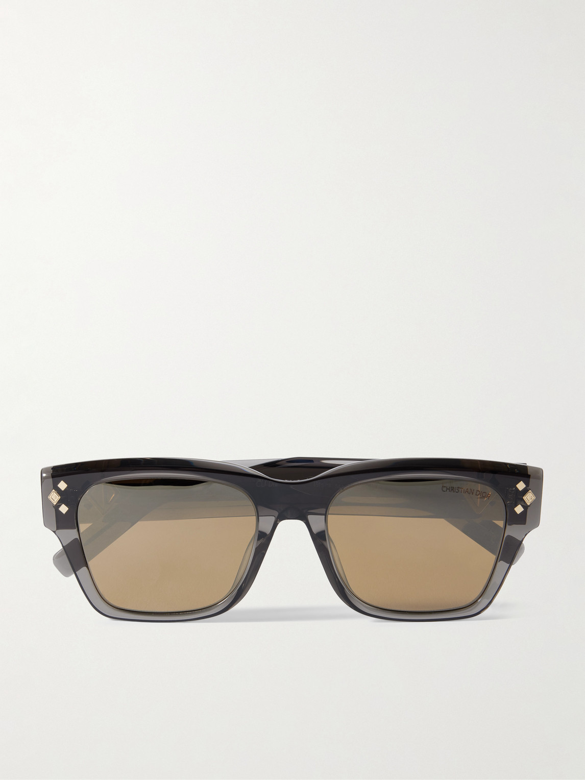 DIOR Eyewear CD Diamond S2I D-Frame Acetate and Silver-Tone Sunglasses - Men
