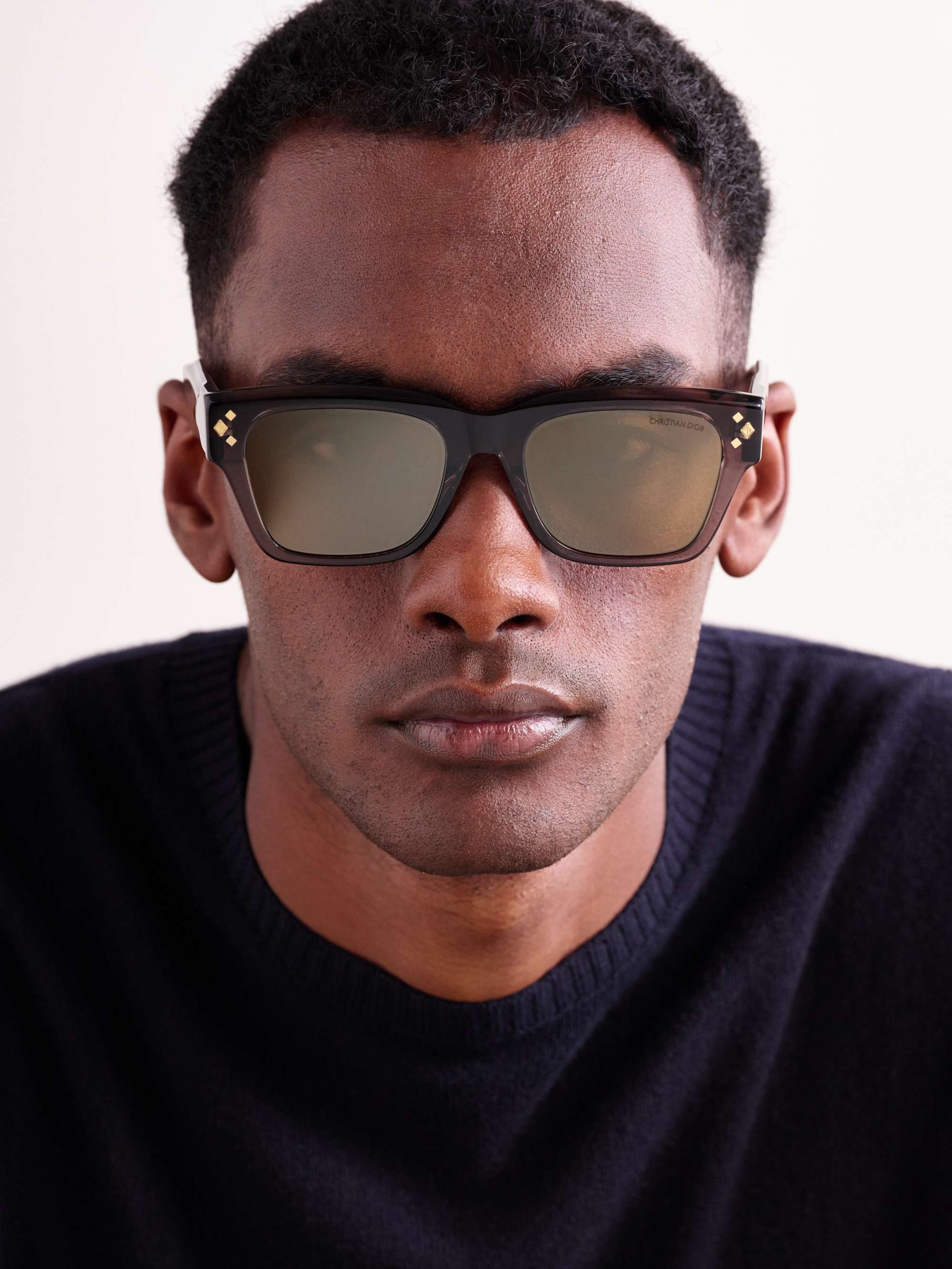 DIOR EYEWEAR CD Diamond S2I D-Frame Tortoiseshell Acetate and Silver-Tone Sunglasses