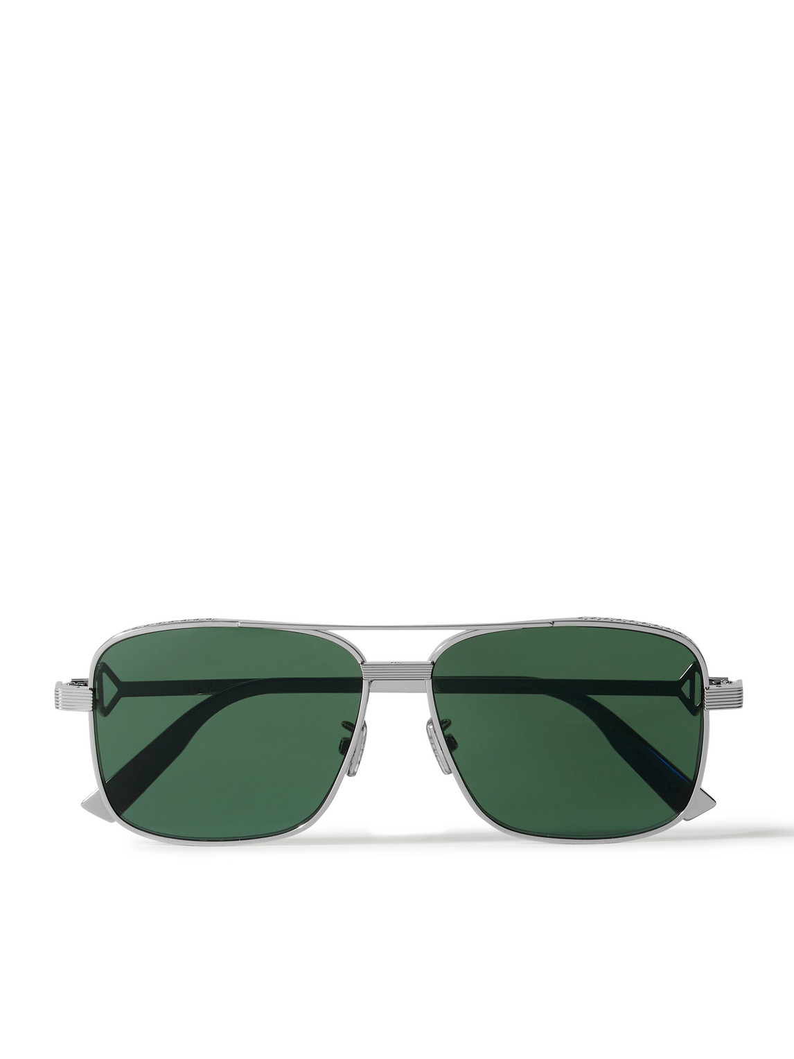 Dior Cd Diamond S9u Square-frame Silver-tone Sunglasses