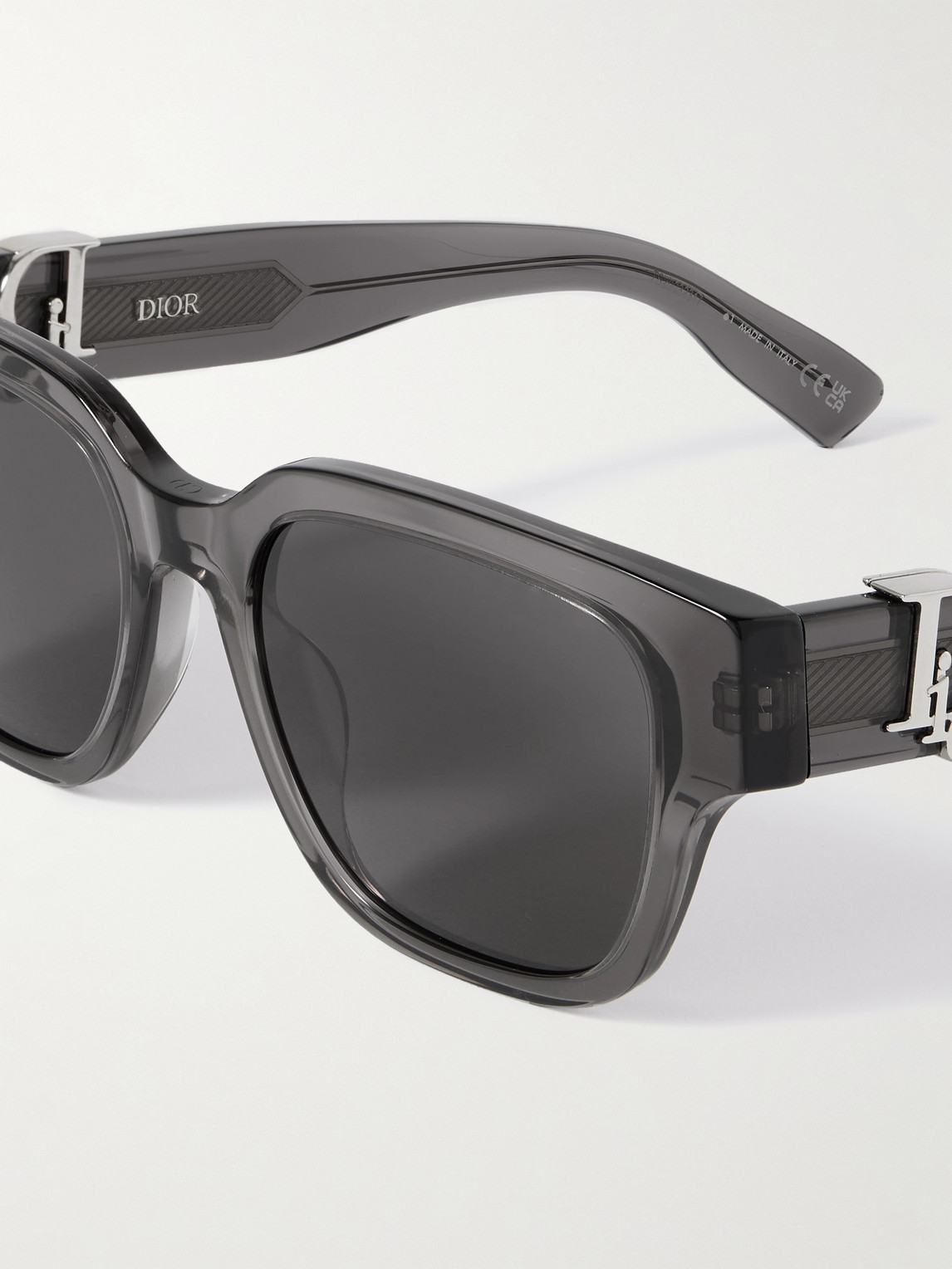 Dior Obliques1i Square-frame Acetate Sunglasses In Black