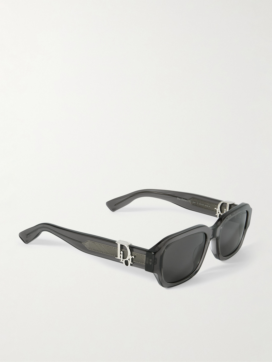 Dior Oblique S2i Square-frame Acetate Sunglasses In Black