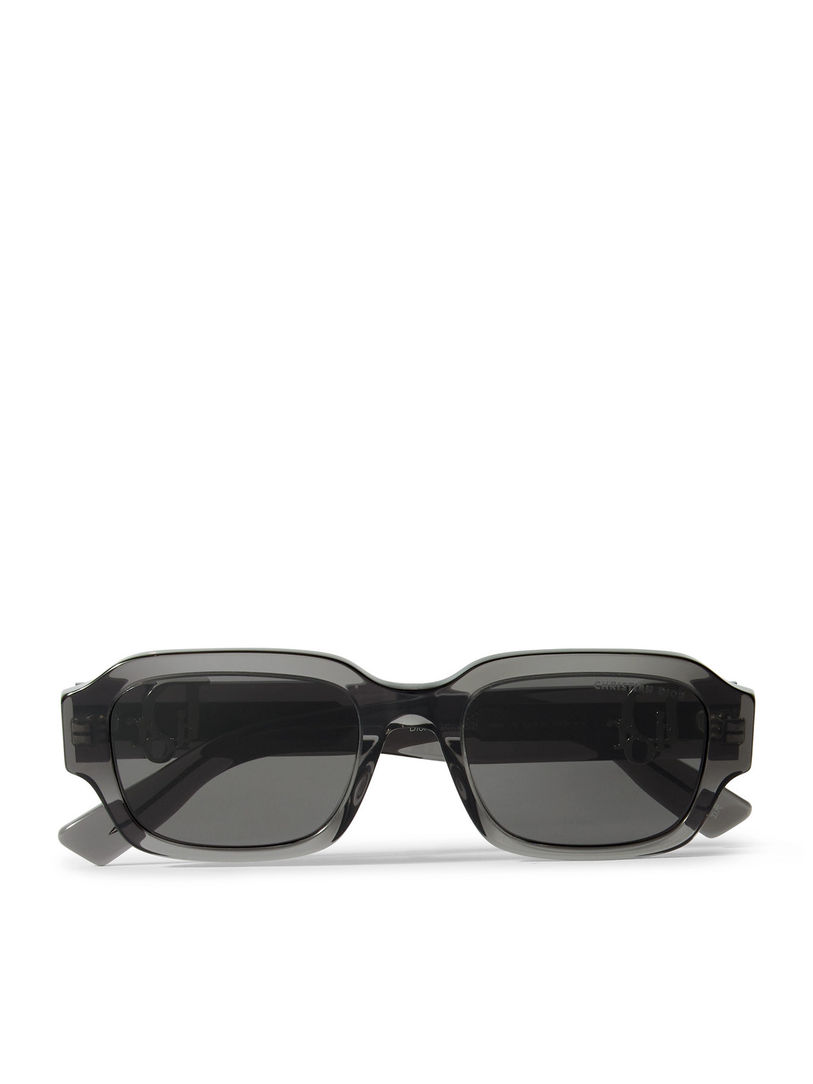 Dior Oblique S2i Square-frame Acetate Sunglasses In Black