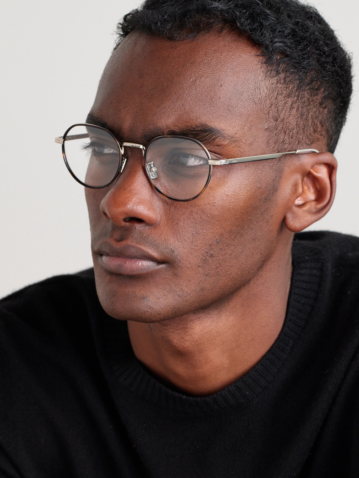 Dior Botanico R2u Round-frame Tortoiseshell Acetate And Silver-tone Metal Optical Glasses