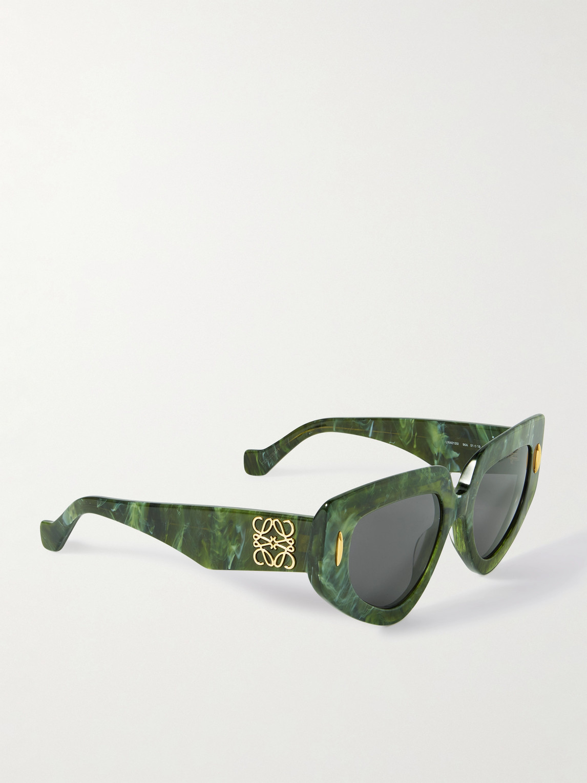 Loewe Cat-eye Acetate Sunglasses In Green