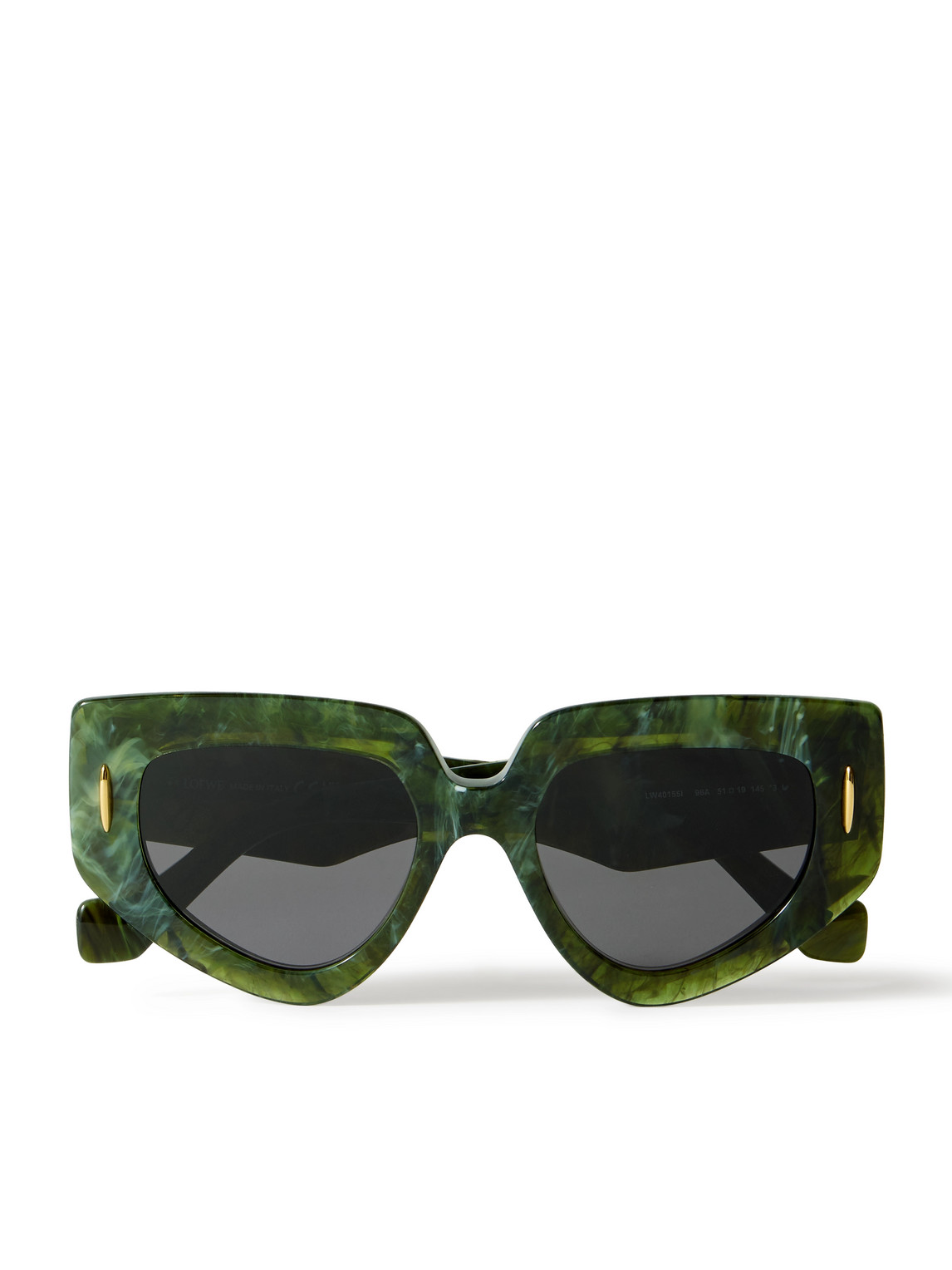 Loewe Cat-eye Acetate Sunglasses In Green
