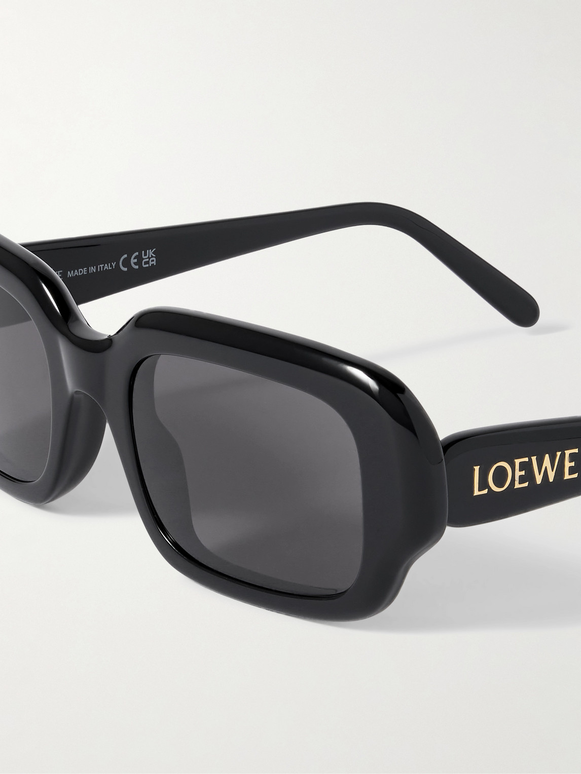 Loewe Square-frame Acetate Sunglasses In Black