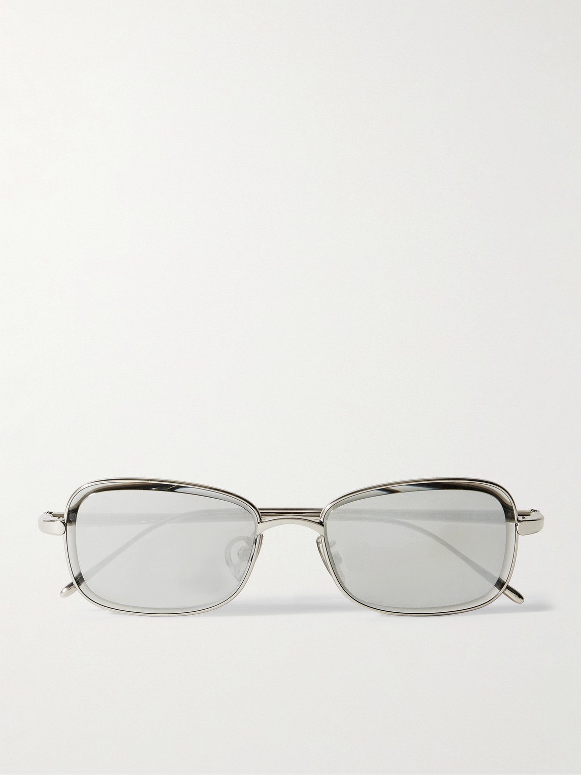 Loewe Square-Frame Silver-Tone Sunglasses - Men