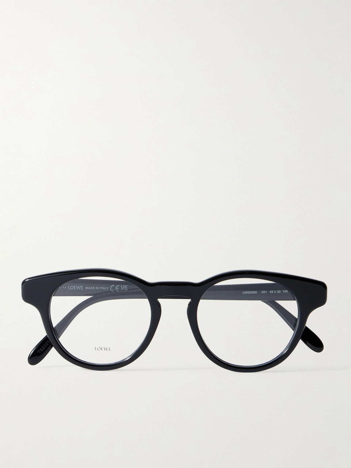 Loewe Round-frame Acetate Optical Glasses In Black