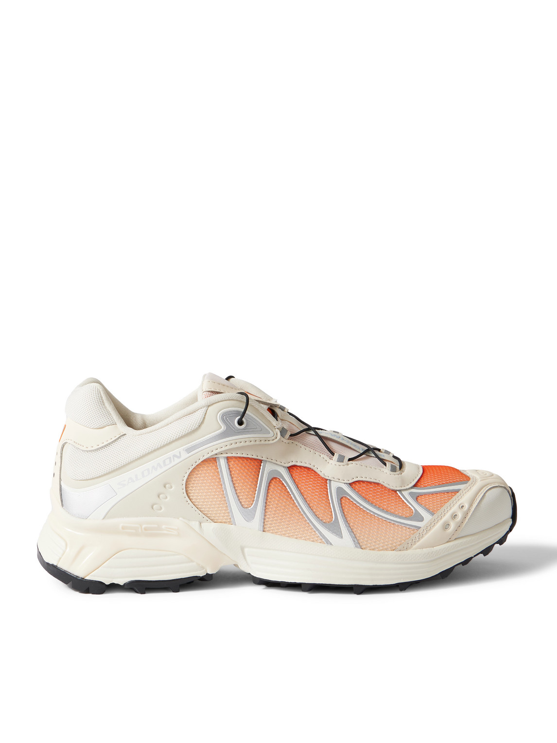 Salomon Whisperer Xt Mesh Panel Sneakers In Orange
