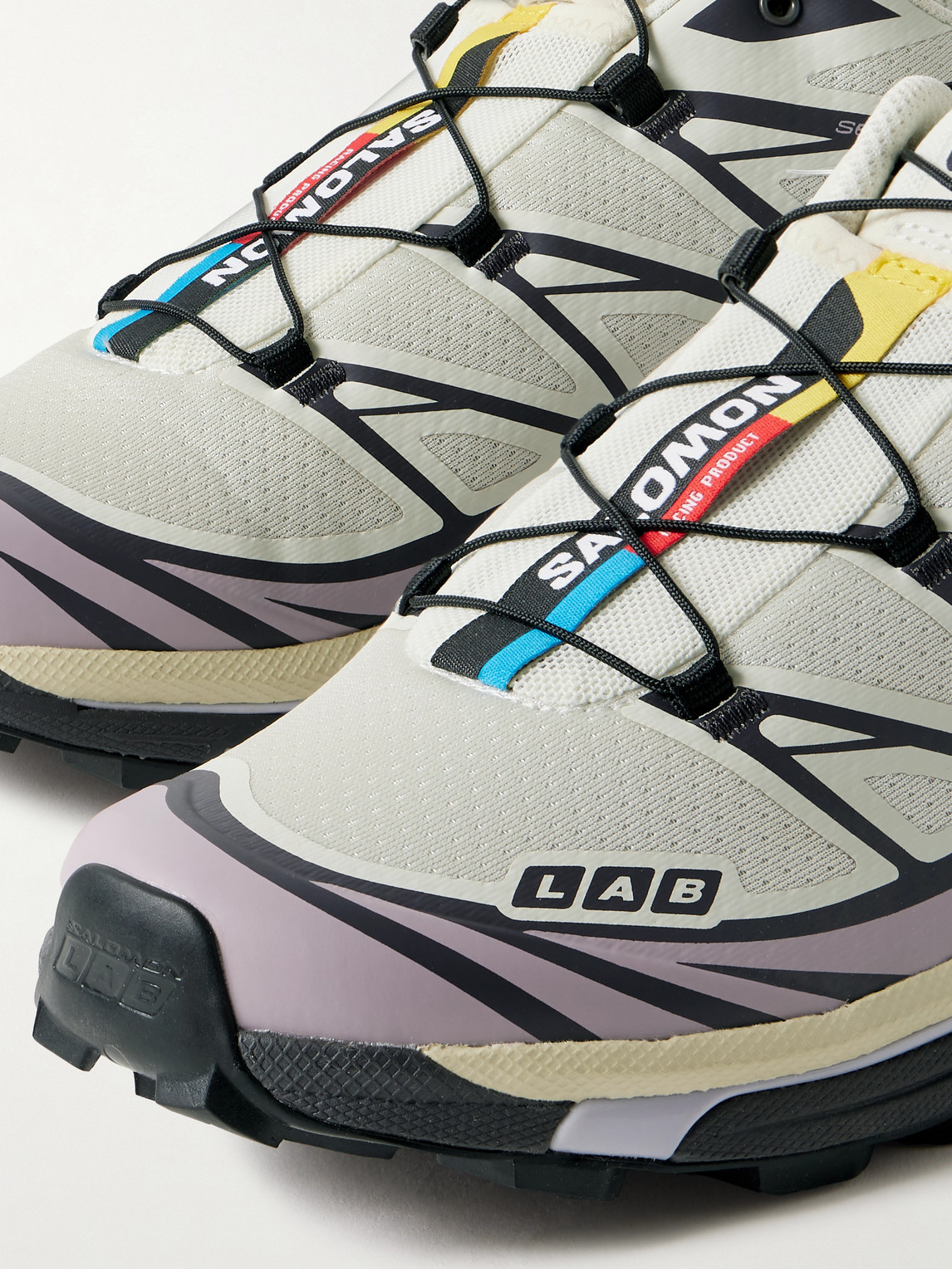 Salomon Xt-6 Rubber-trimmed Mesh Sneakers
