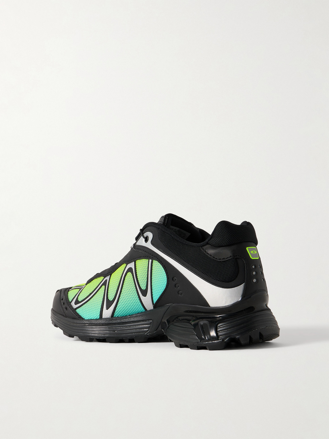 Salomon Xt-whisper Rubber-trimmed Mesh Sneakers In Black