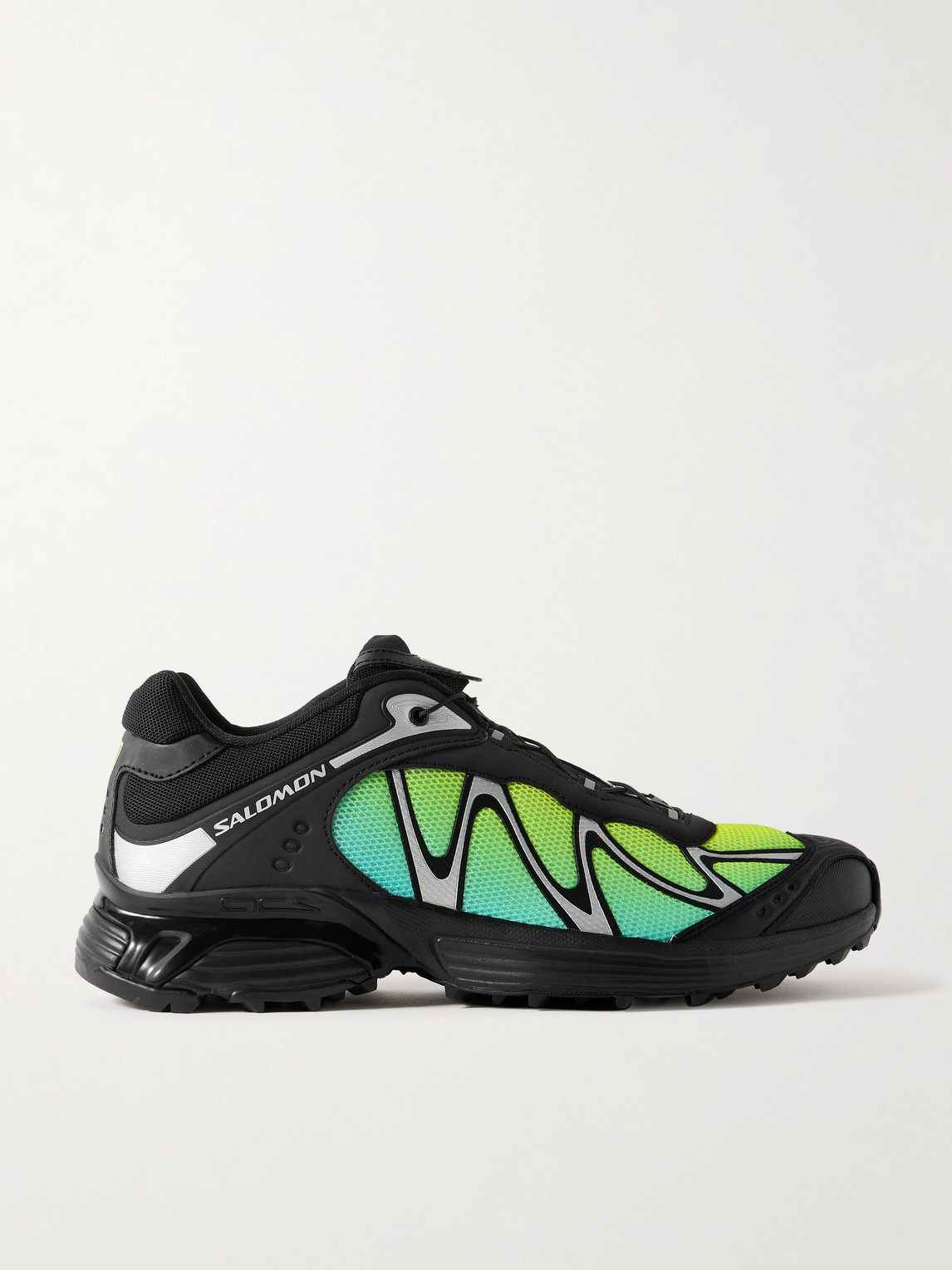 XT-WHISPER Rubber-Trimmed Mesh Sneakers