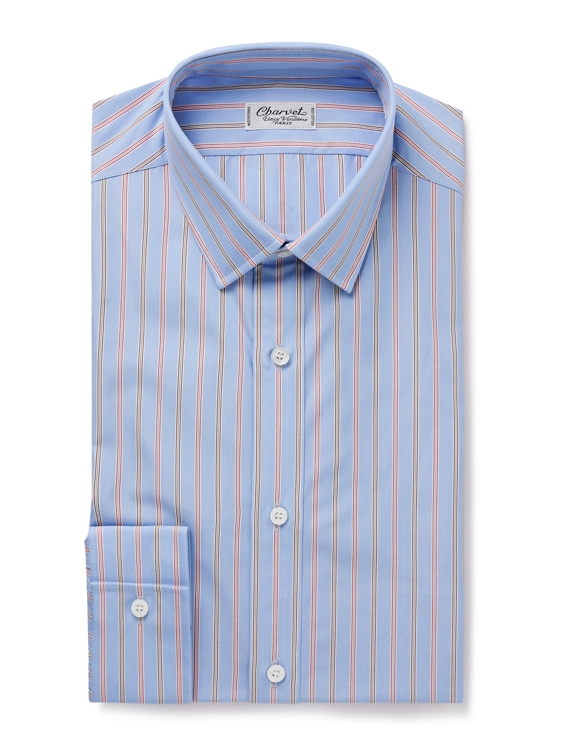Striped Cotton-Poplin Shirt