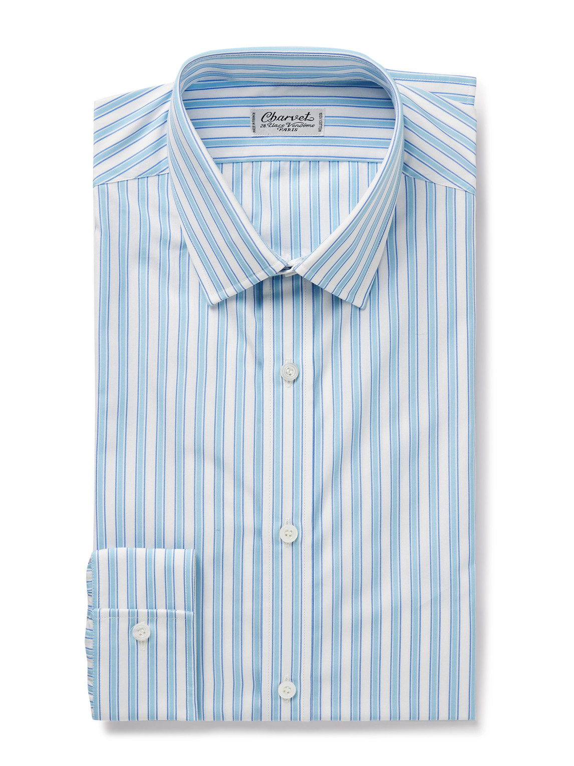 Striped Cotton-Poplin Shirt