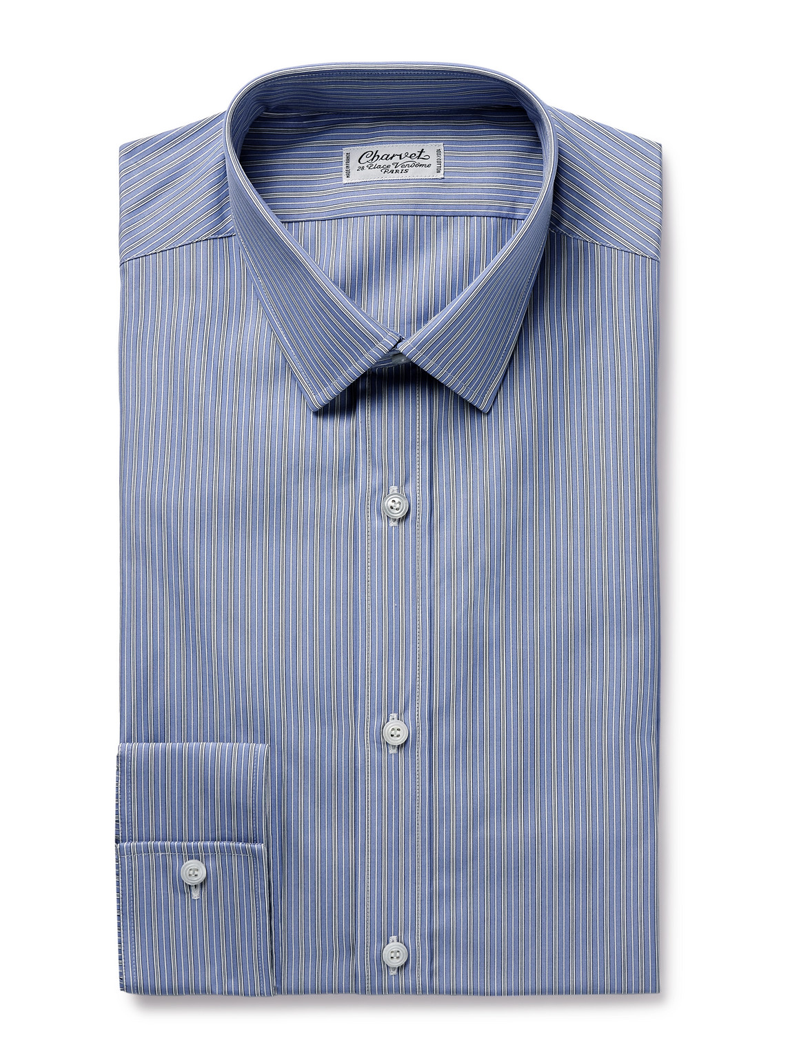 Striped Cotton-Poplin Shirt