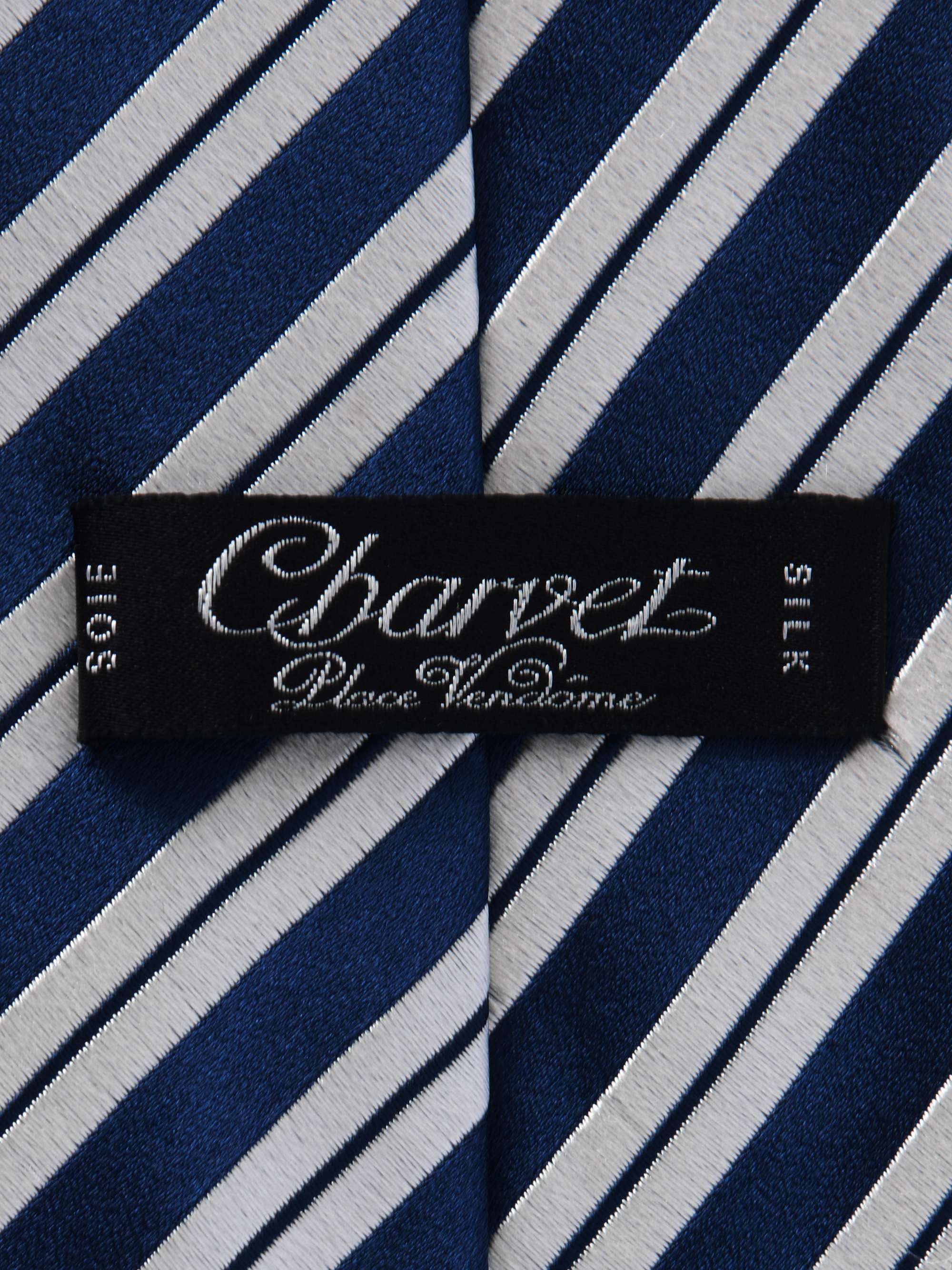 CHARVET Classic Striped Silk Tie