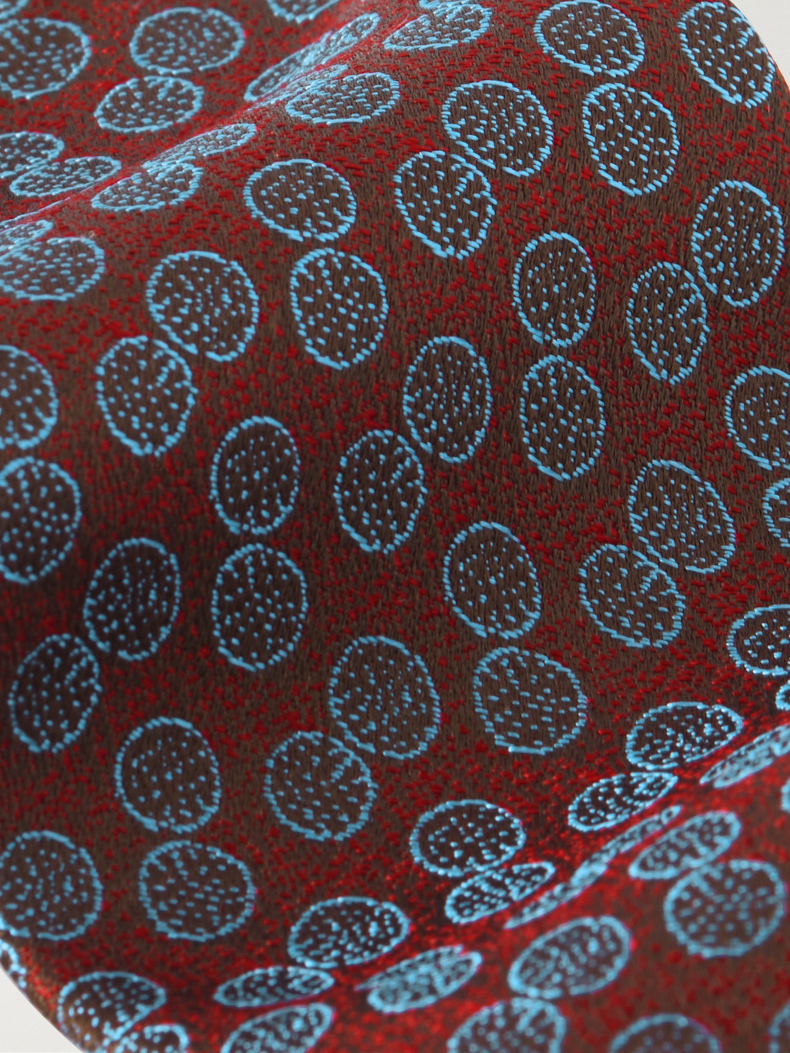 Charvet 8cm Silk-jacquard Tie In Red