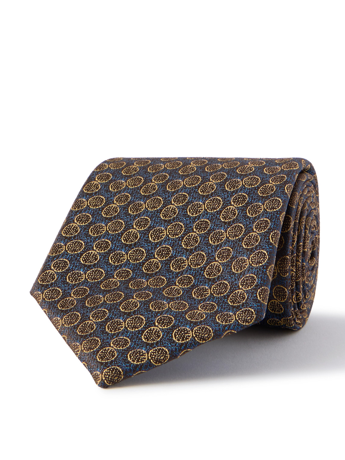 Charvet 8cm Silk-jacquard Tie In Blue