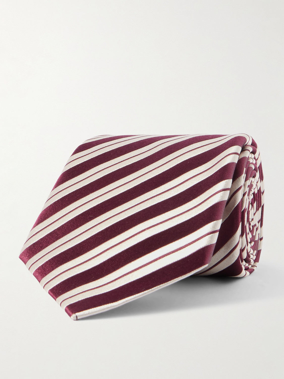 Charvet 8.5cm Classic Striped Silk Tie - Men