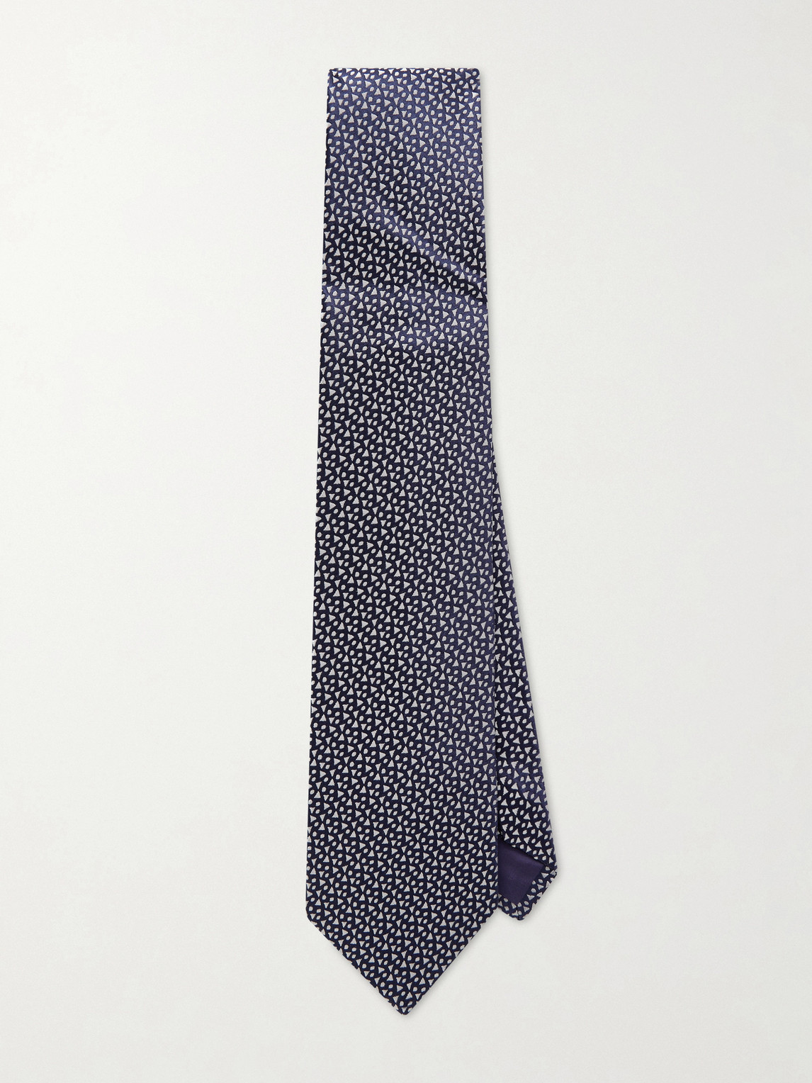 Charvet 8.5cm Embroidered Silk-Twill Tie - Men