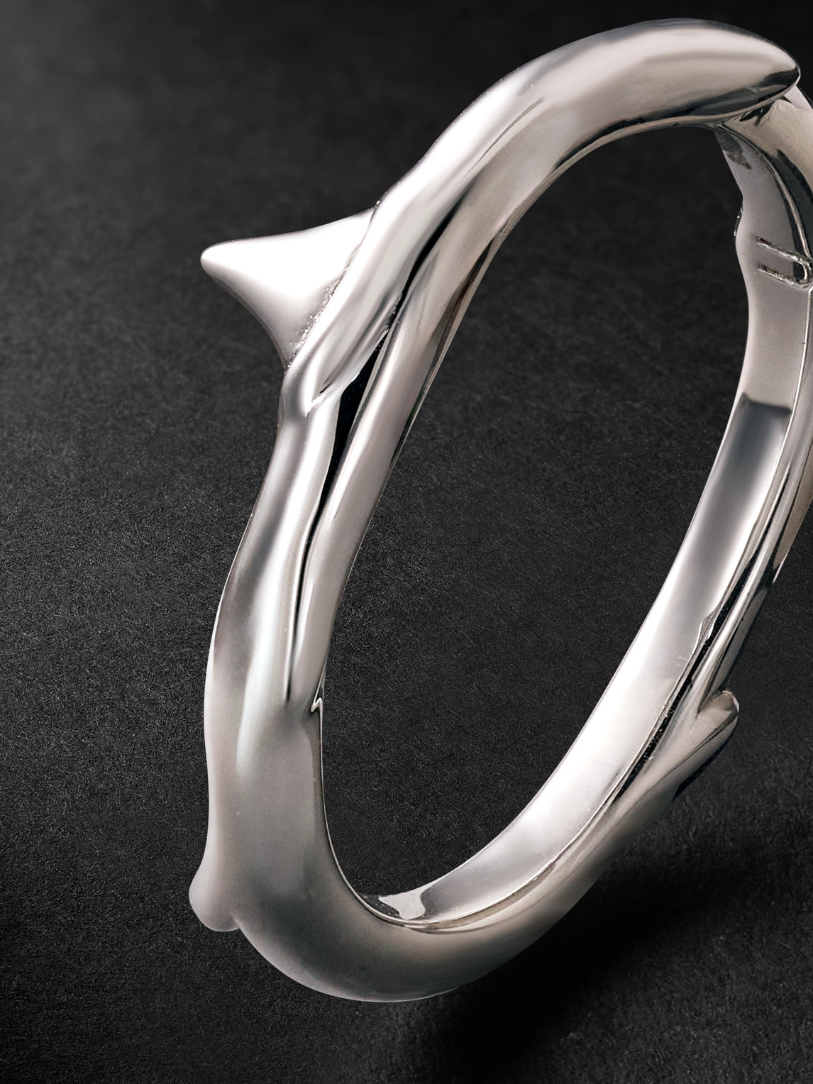 Rose Thorn Sterling Silver Ring Men Shaun Leane Silver men