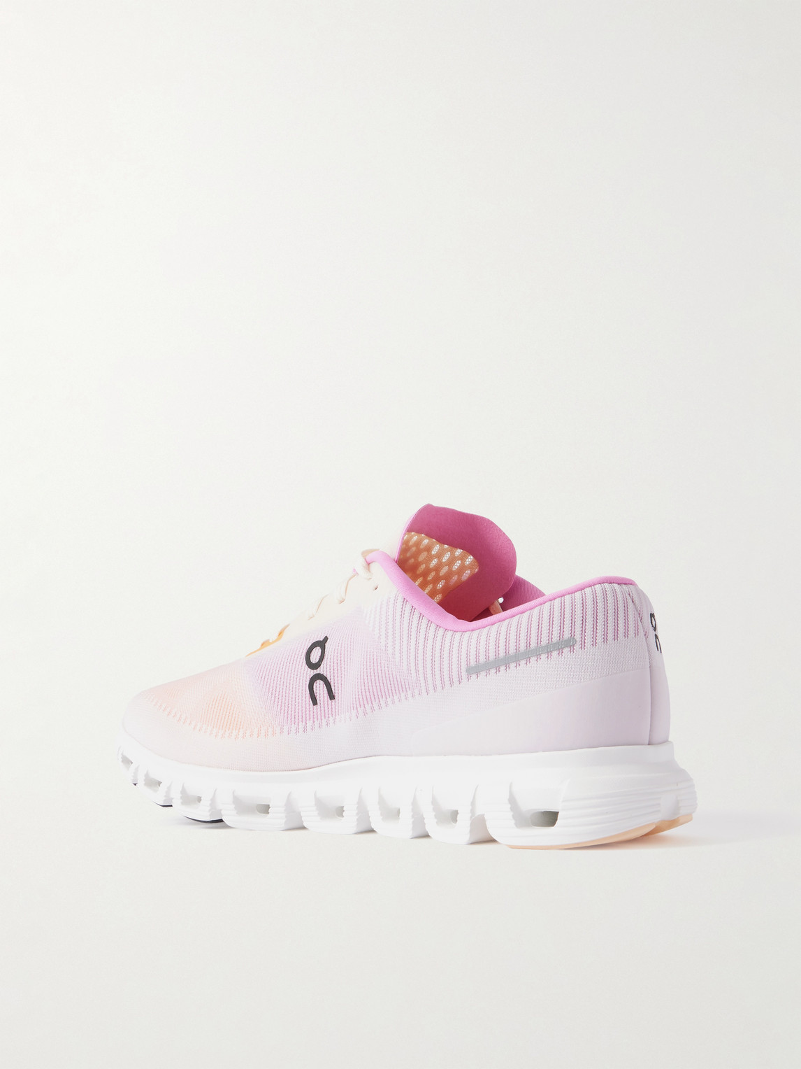 On Cloud 6 Push Rubber-trimmed Mesh Sneakers In Pink