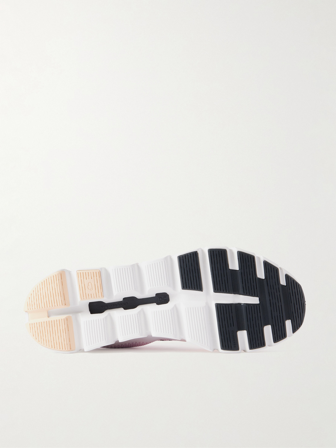 On Cloud 6 Push Rubber-trimmed Mesh Sneakers In Pink