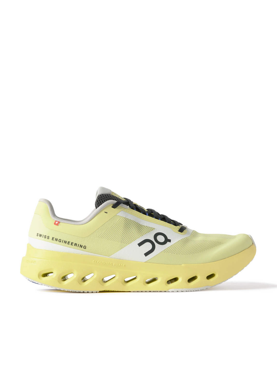On Cloudsurfer Next Z5 Rubber-trimmed Recycled-mesh Sneakers In Yellow