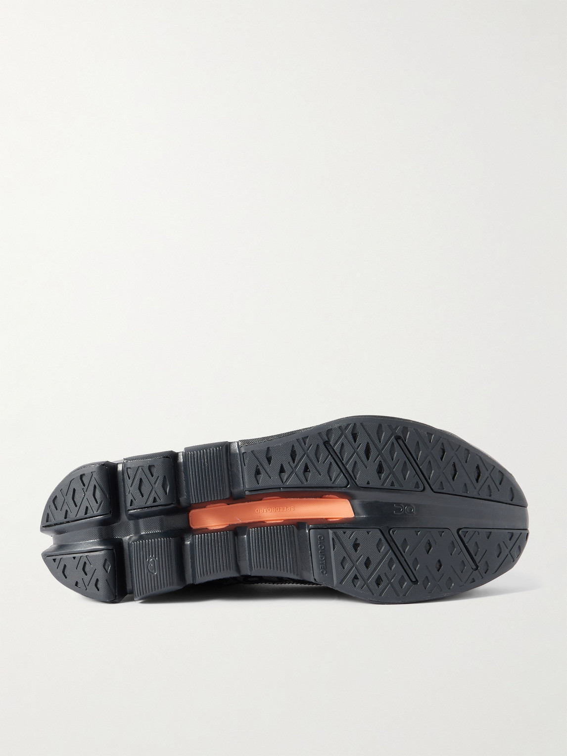 On Cloudflow 5 Rubber-trimmed Mesh Running Sneakers In Black