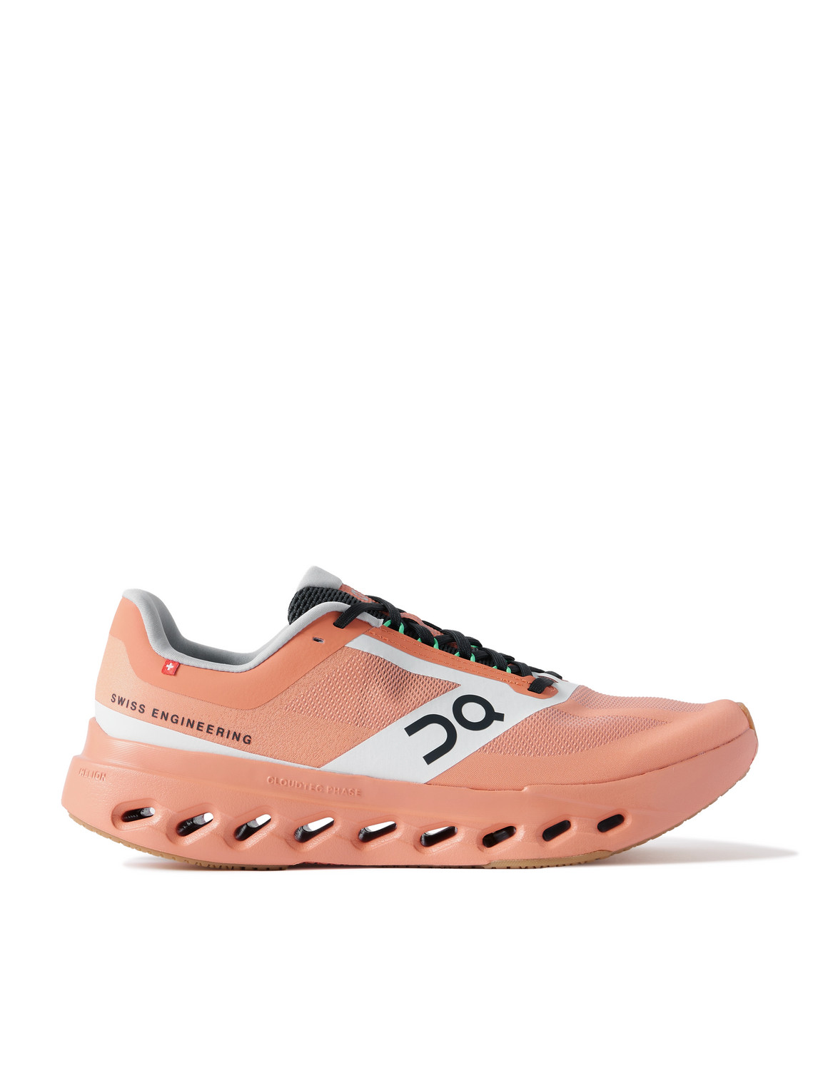 On Cloudsurfer Next Z5 Rubber-trimmed Recycled-mesh Sneakers In Orange