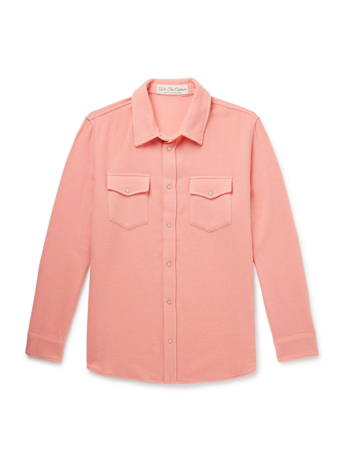 God's True Cashmere Cashmere Shirt In Pink