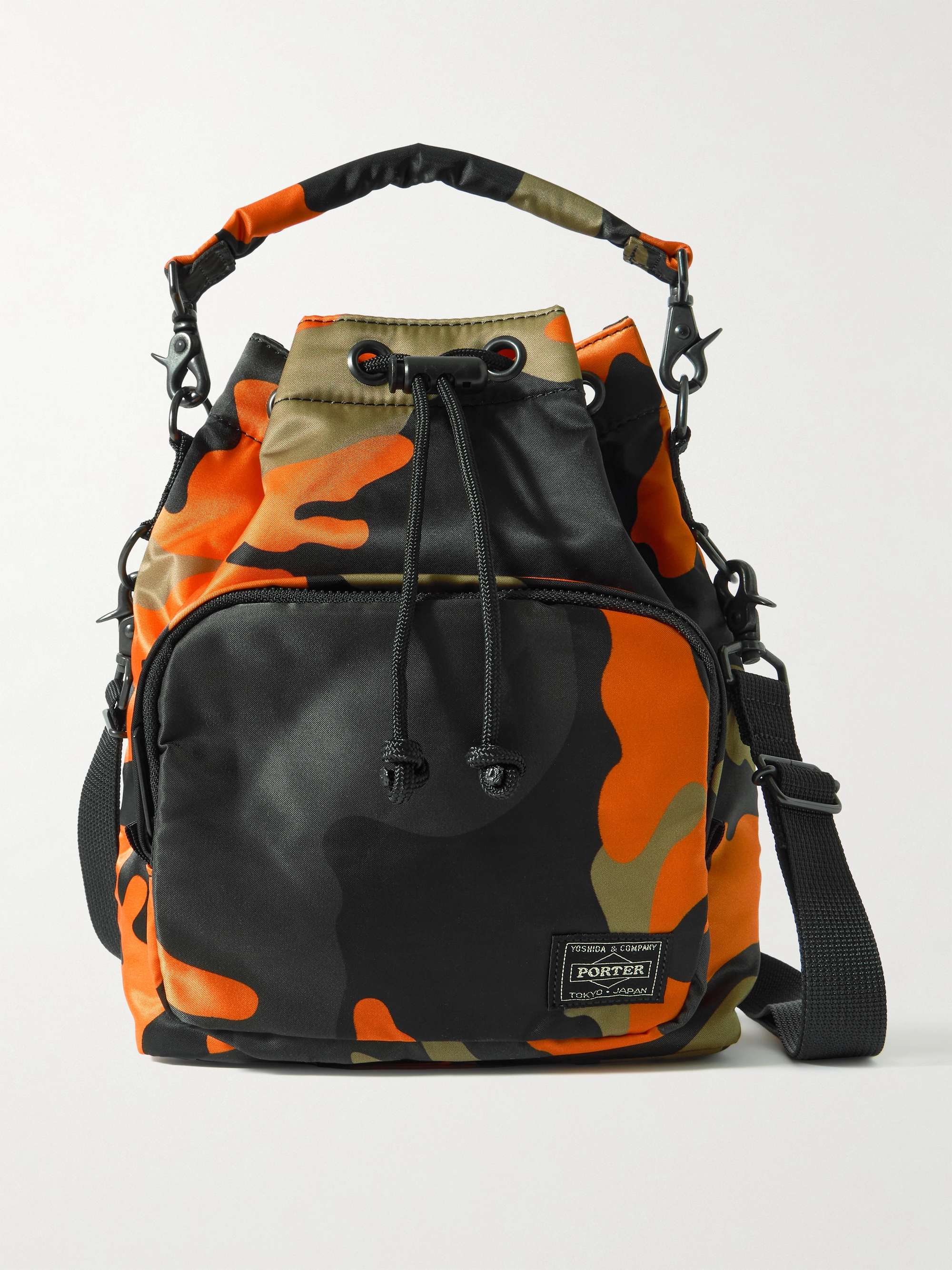 PORTER-YOSHIDA & CO Balloon Sac Small Camouflage-Print Nylon PORTER-YOSHIDA & CO Balloon Sac Small Camouflage-Print Nylon