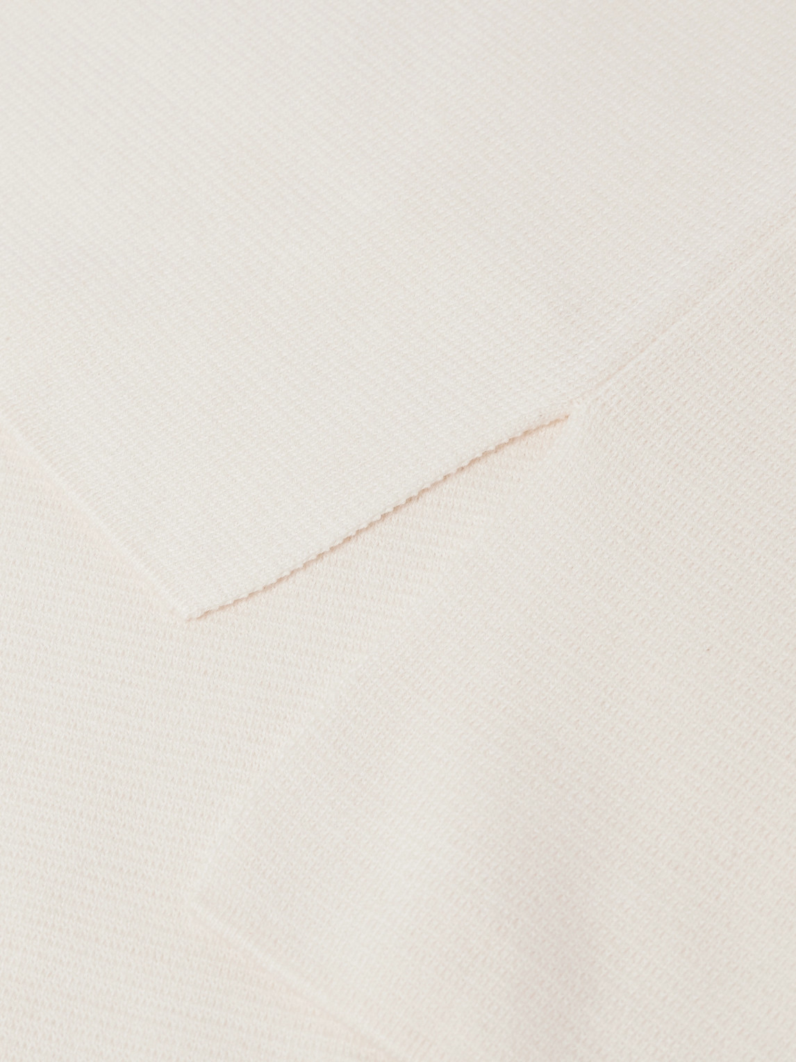 Thom Browne Striped Cotton Polo Shirt In Neutral