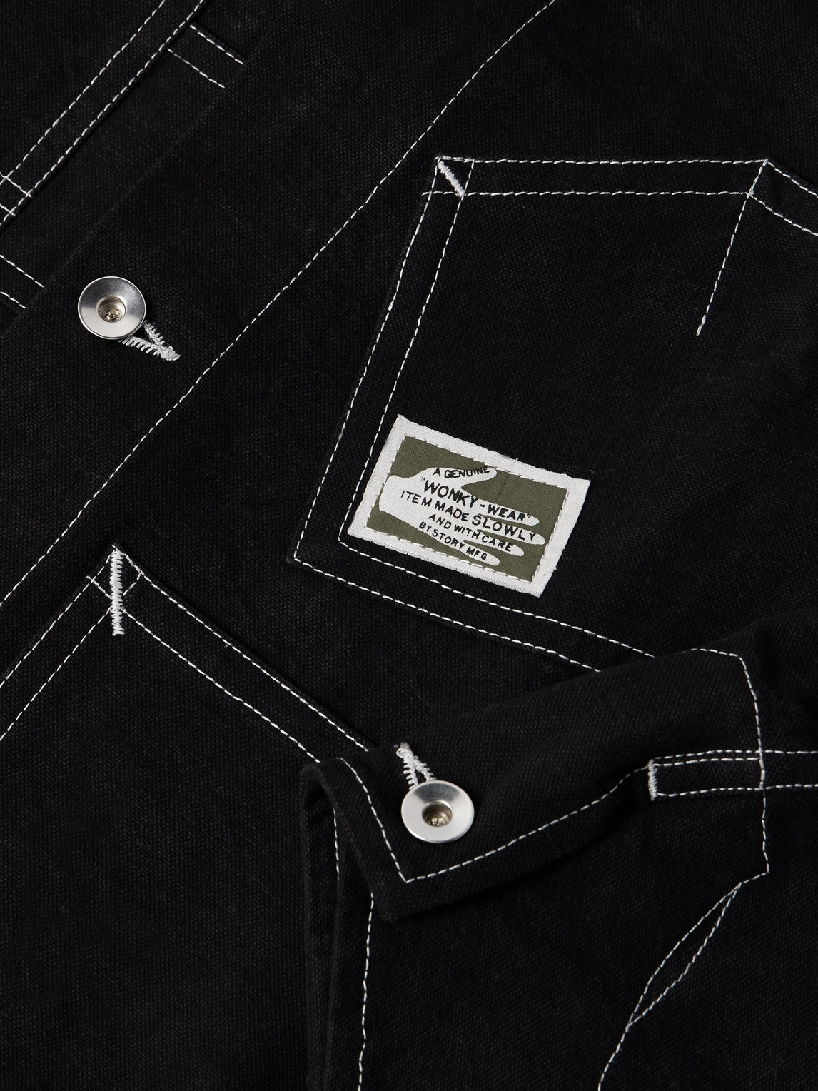 Story Mfg. Wonky-wear Station Organic Cotton-canvas Jacket