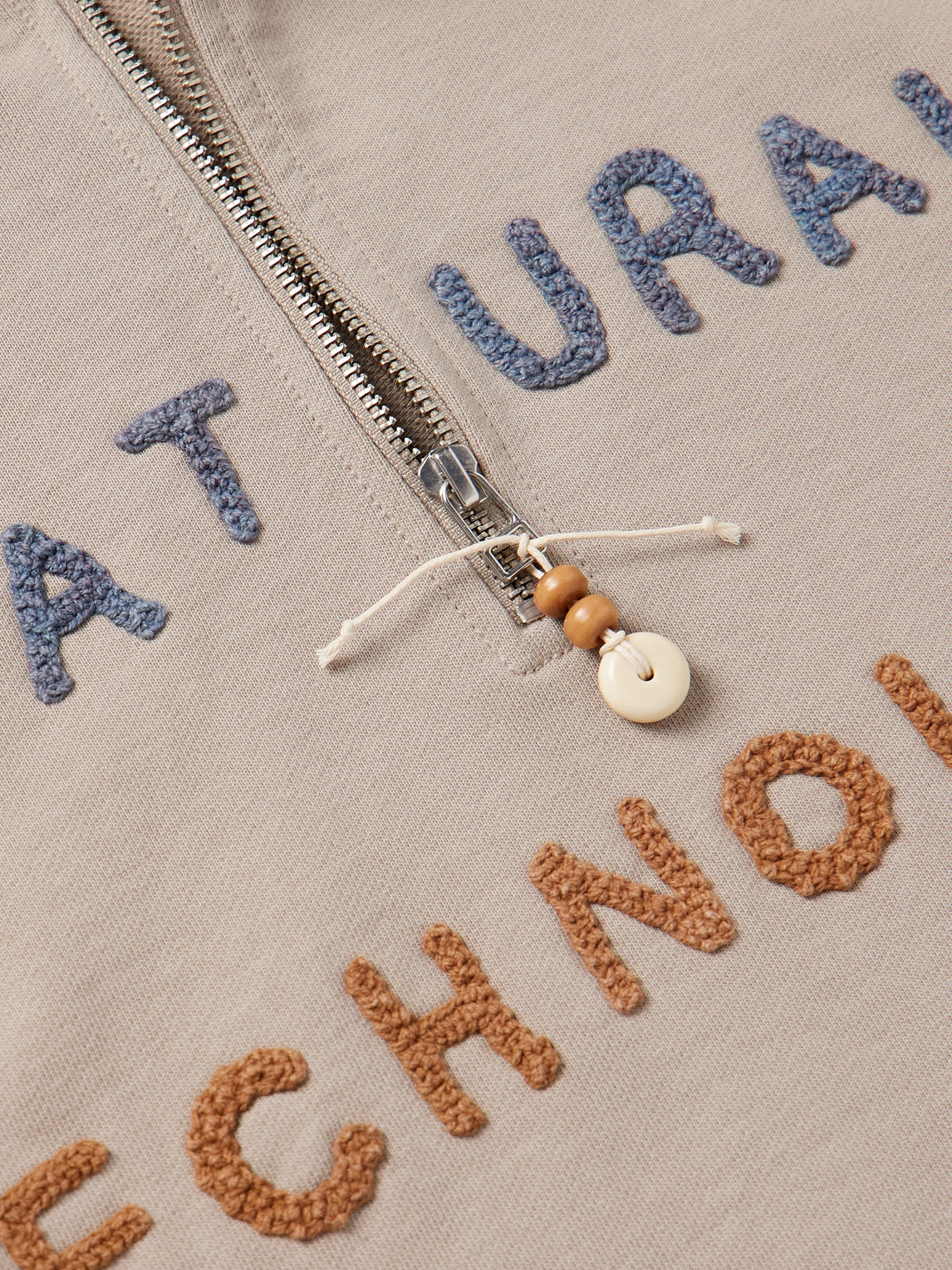 Story Mfg. Brown Geo Sweatshirt In Brown
